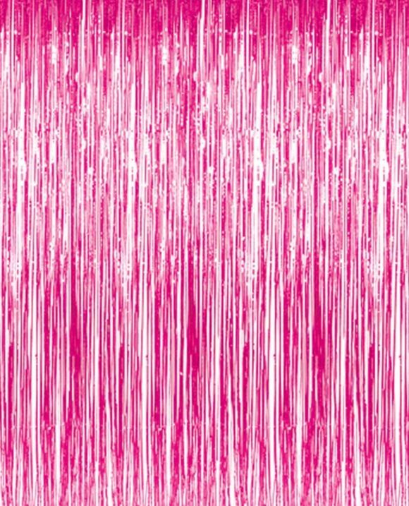 Customised Pink Metallic Foil Tinsel